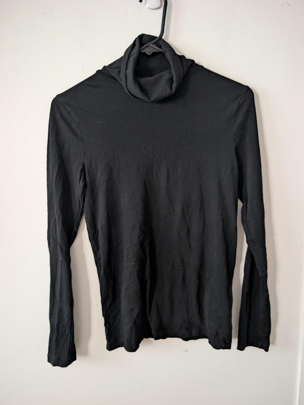 J. Crew Black Turtleneck Women's Cotton Sweater Size Small